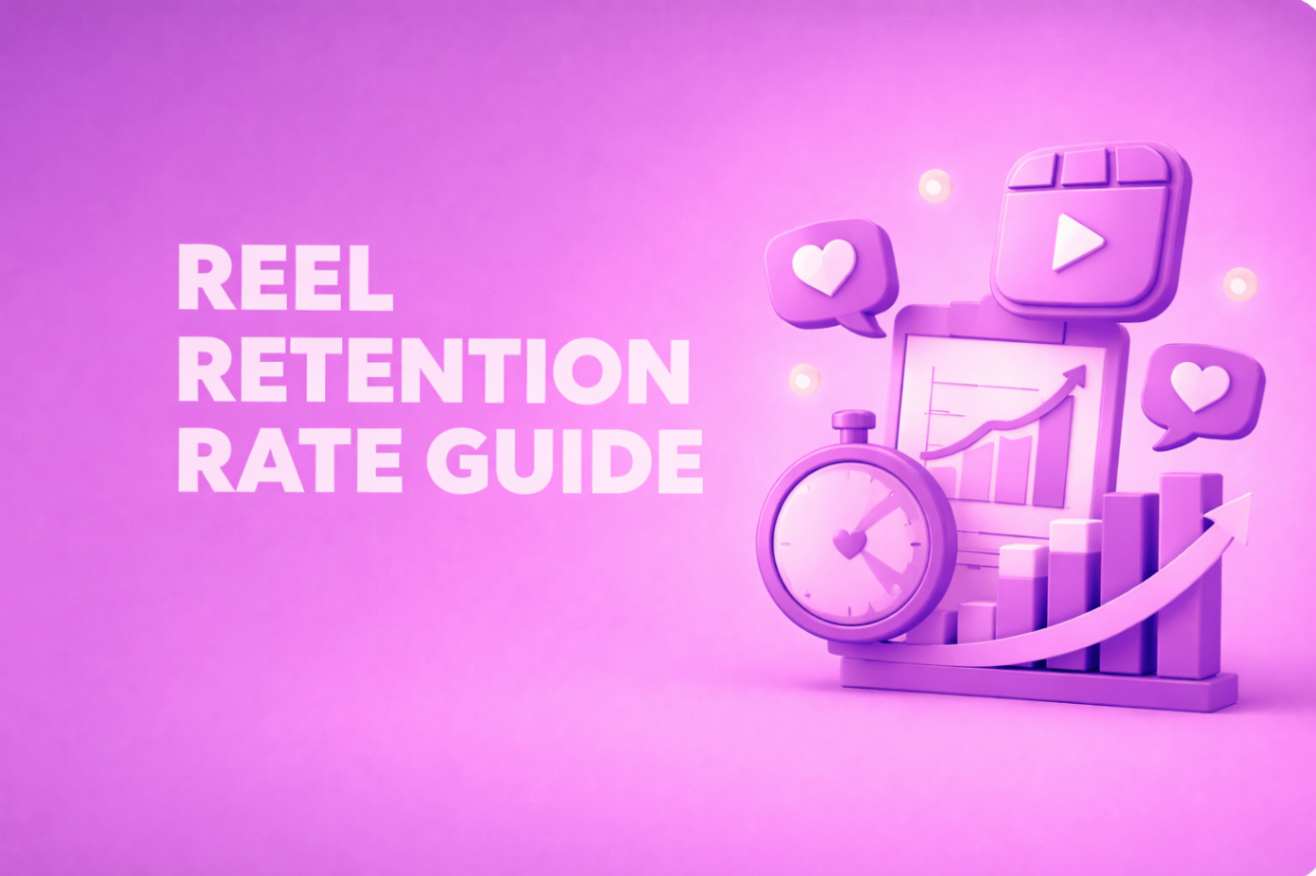 Reel Retention Rate Guide: How Watch Time Impacts Instagram Reach (2026)